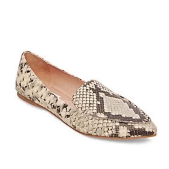 Steve Madden Feather Loafer Snake Print Size 11 M - Picture 1 of 11